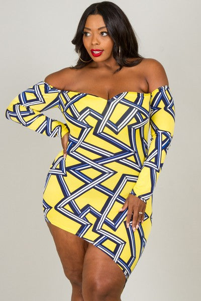 Plus Size Cool Side Dress