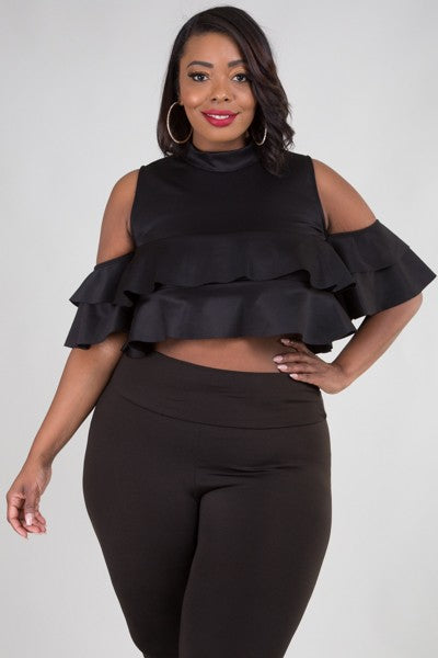 Plus Size Little Crop Top